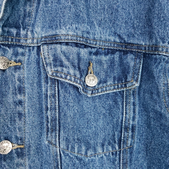 Elk Canyon Embroidered Deer Buck Denim Jean Jacket Hunting Men's Large - Picture 4 of 15